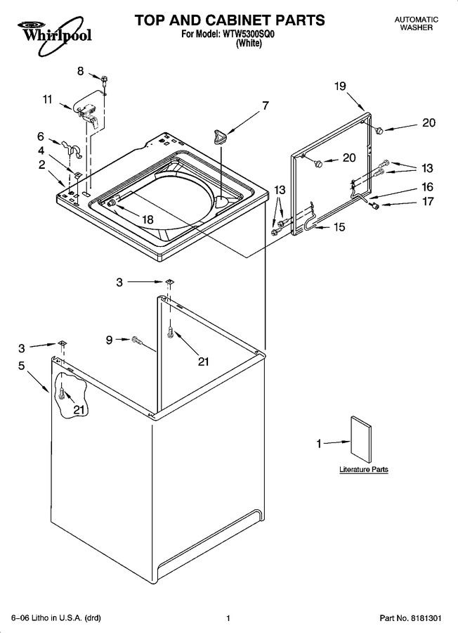 Diagram for WTW5300SQ0