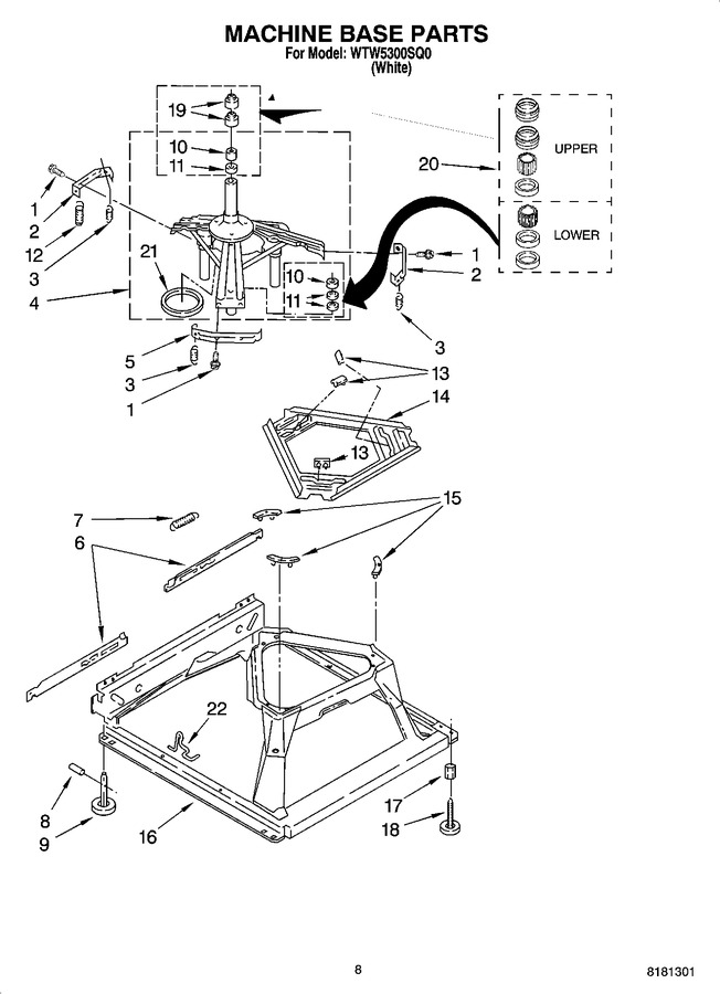 Diagram for WTW5300SQ0