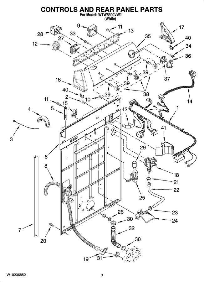 Diagram for WTW5300VW1