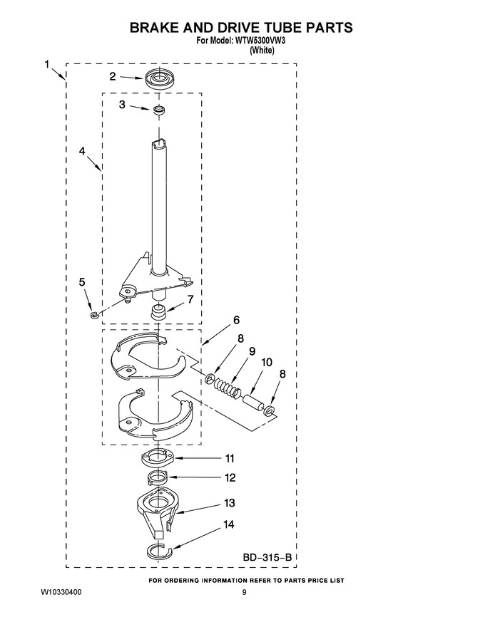 Diagram for WTW5300VW3