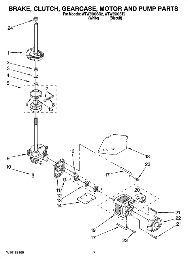 Diagram for WTW5500SQ2