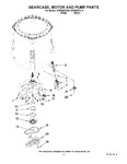 Diagram for 04 - Gearcase, Motor And Pump Parts