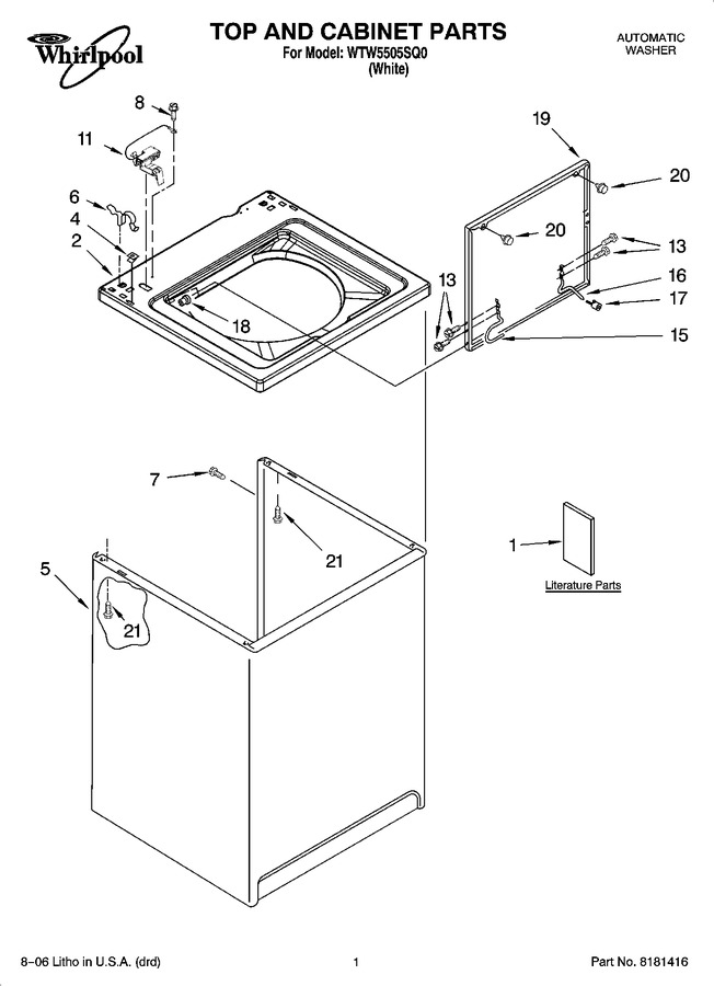 Diagram for WTW5505SQ0