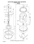 Diagram for 03 - Agitator, Basket And Tub Parts