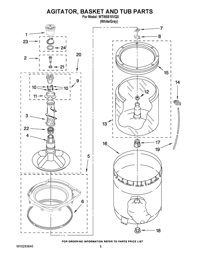 Diagram for WTW5510VQ0