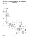 Diagram for 04 - Brake, Clutch, Gearcase, Motor And Pump Parts