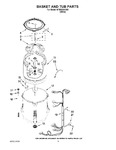 Diagram for 03 - Basket And Tub Parts