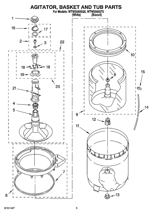 Diagram for WTW5590ST0