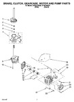 Diagram for 04 - Brake, Clutch, Gearcase, Motor And Pump Parts