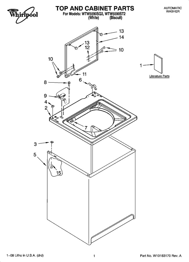 Diagram for WTW5590ST2