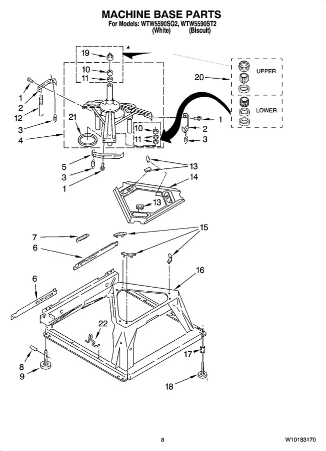 Diagram for WTW5590ST2