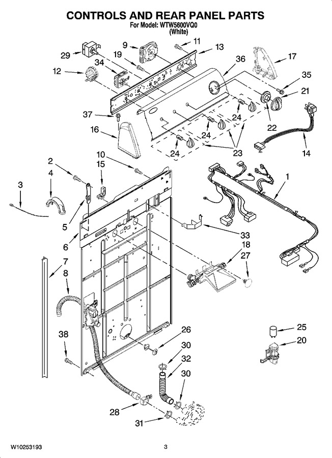 Diagram for WTW5600VQ0