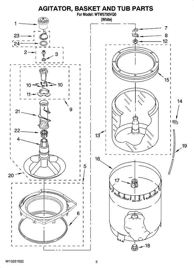 Diagram for WTW5790VQ0