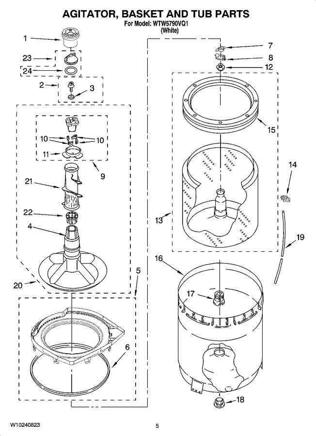 Diagram for WTW5790VQ1