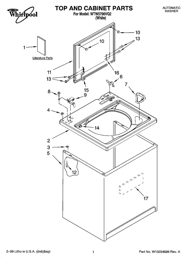 Diagram for WTW5790VQ2