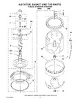 Diagram for 03 - Agitator, Basket And Tub Parts