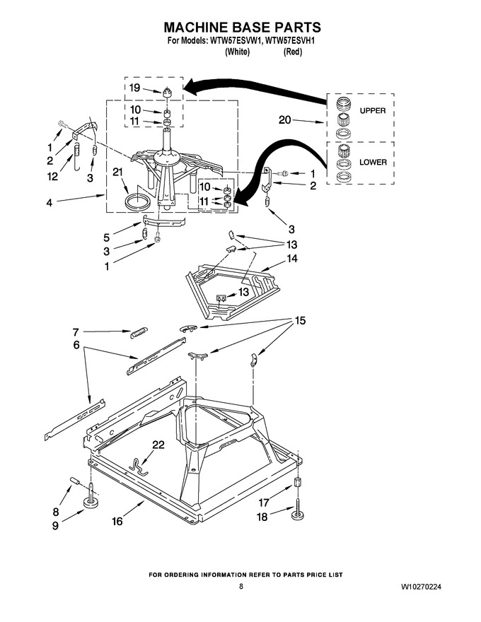 Diagram for WTW57ESVH1