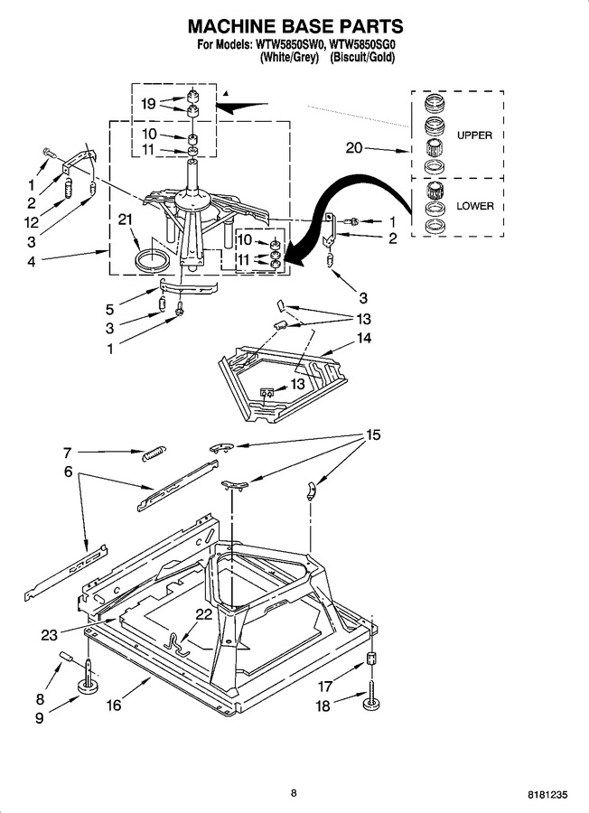 Diagram for WTW5850SW0