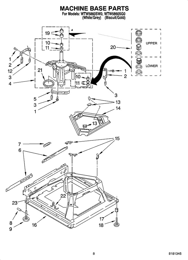 Diagram for WTW5860SG0