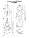 Diagram for 03 - Agitator, Basket And Tub Parts