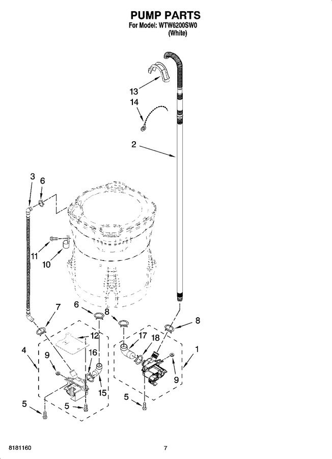 Diagram for WTW6200SW0