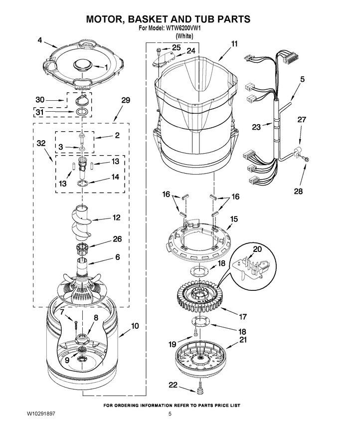 Diagram for WTW6200VW1