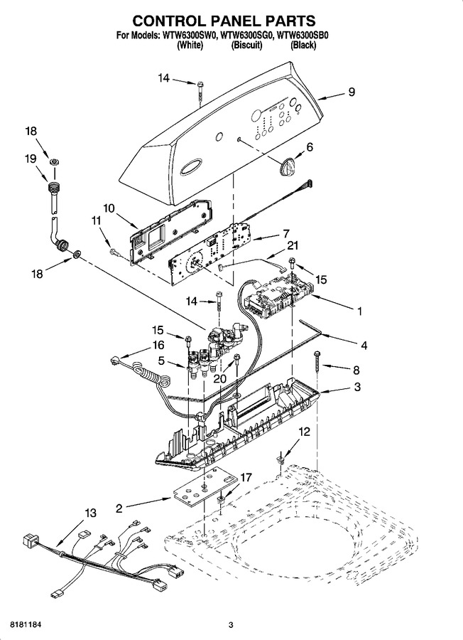 Diagram for WTW6300SW0