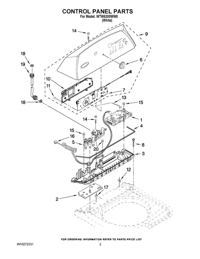 Diagram for WTW6300WW0