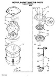 Diagram for 03 - Motor, Basket And Tub Parts