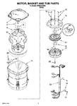 Diagram for 03 - Motor, Basket And Tub Parts