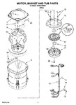 Diagram for 03 - Motor, Basket And Tub Parts