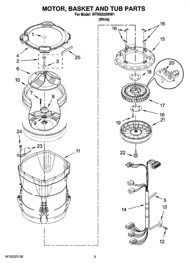 Diagram for WTW6500WW1