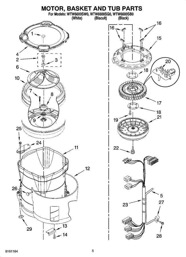 Diagram for WTW6600SB0