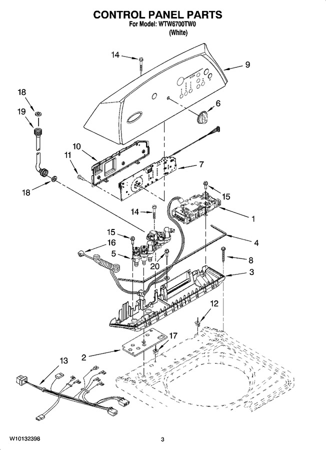 Diagram for WTW6700TW0