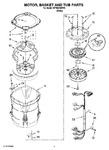 Diagram for 03 - Motor, Basket And Tub Parts