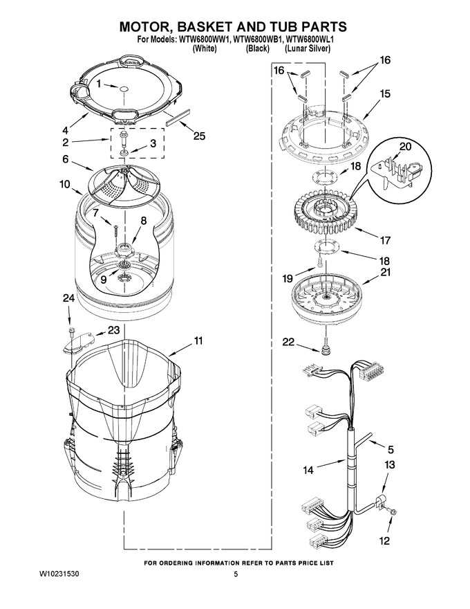 Diagram for WTW6800WL1