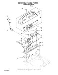 Diagram for 02 - Control Panel Parts