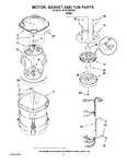 Diagram for 03 - Motor, Basket And Tub Parts