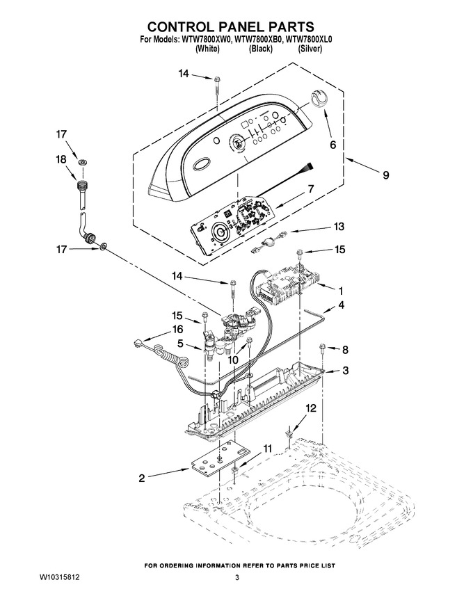 Diagram for WTW7800XW0