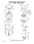 Diagram for 03 - Motor, Basket And Tub Parts