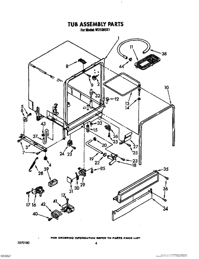 Diagram for WU1000X1