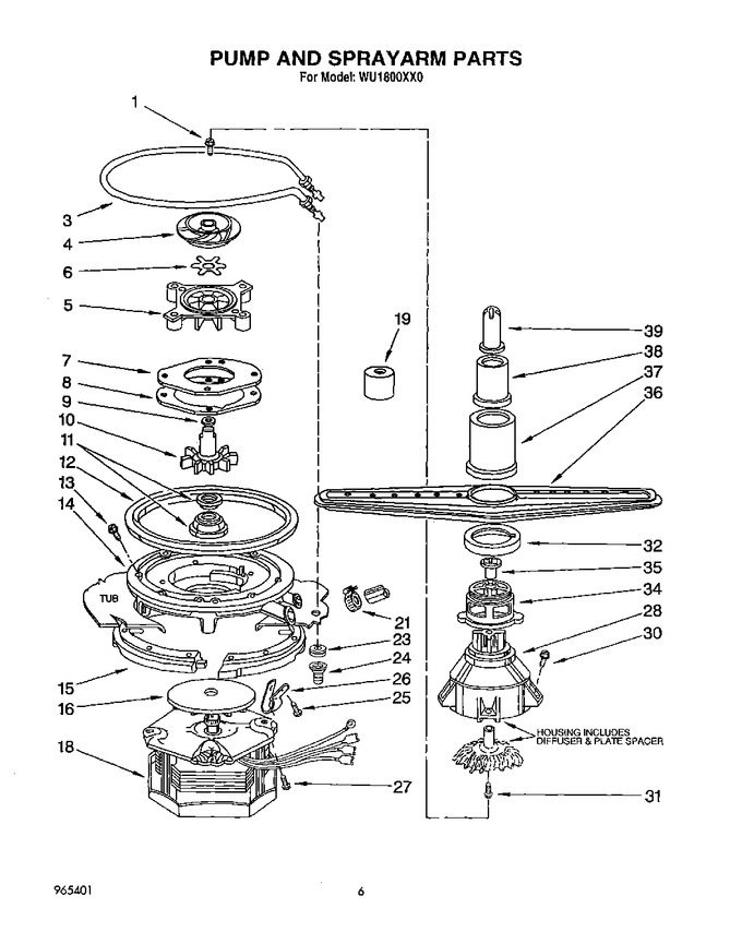 Diagram for WU1800XX0