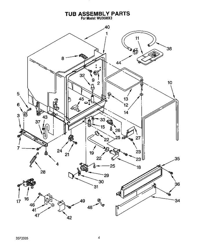 Diagram for WU3000X3