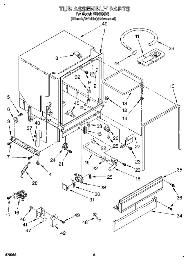 Diagram for WU3000X6