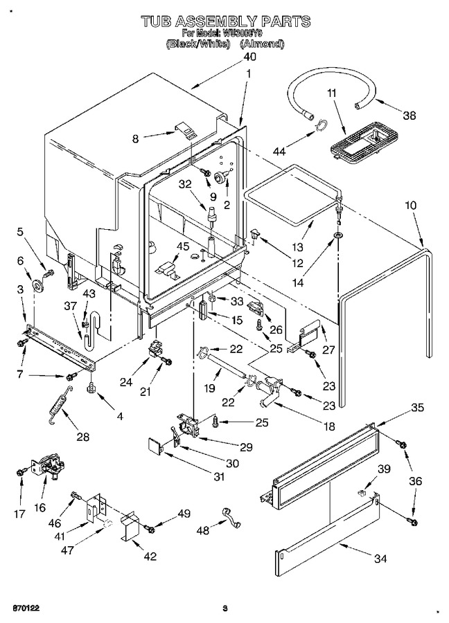 Diagram for WU3000Y0