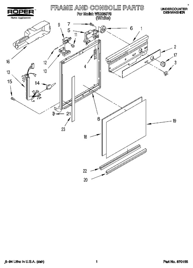 Diagram for WU3050Y0