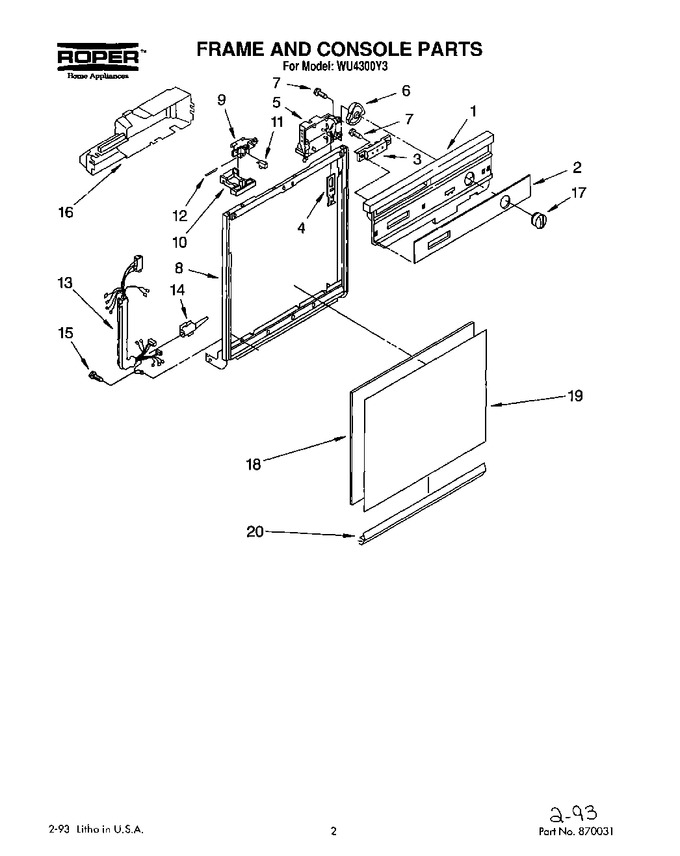 Diagram for WU4300Y3