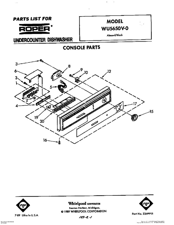 Diagram for WU5650V0