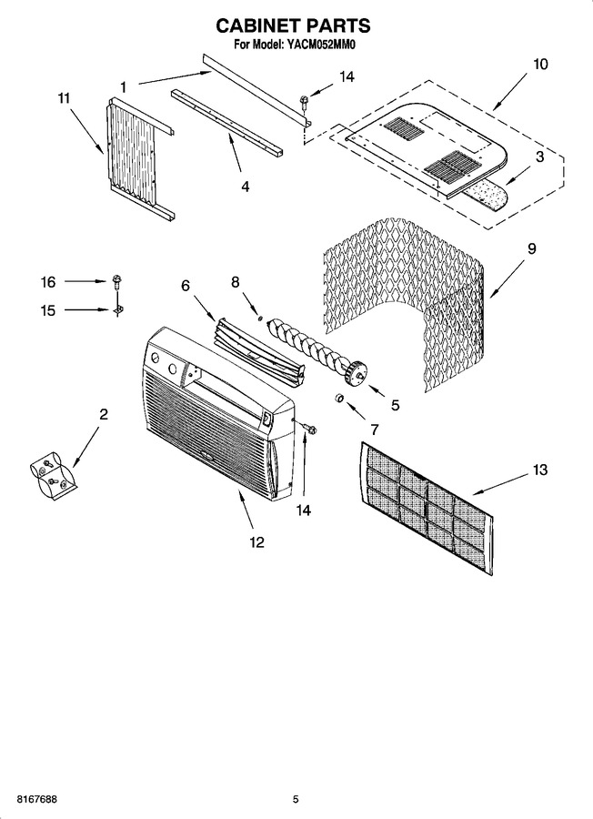 Diagram for YACM052MM0