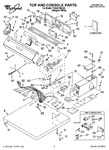 Diagram for 01 - Top And Console Parts